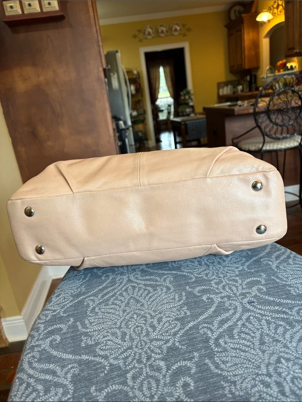 COACH Soho Leather Tote SHELL PINK/PEACH Bag Purse